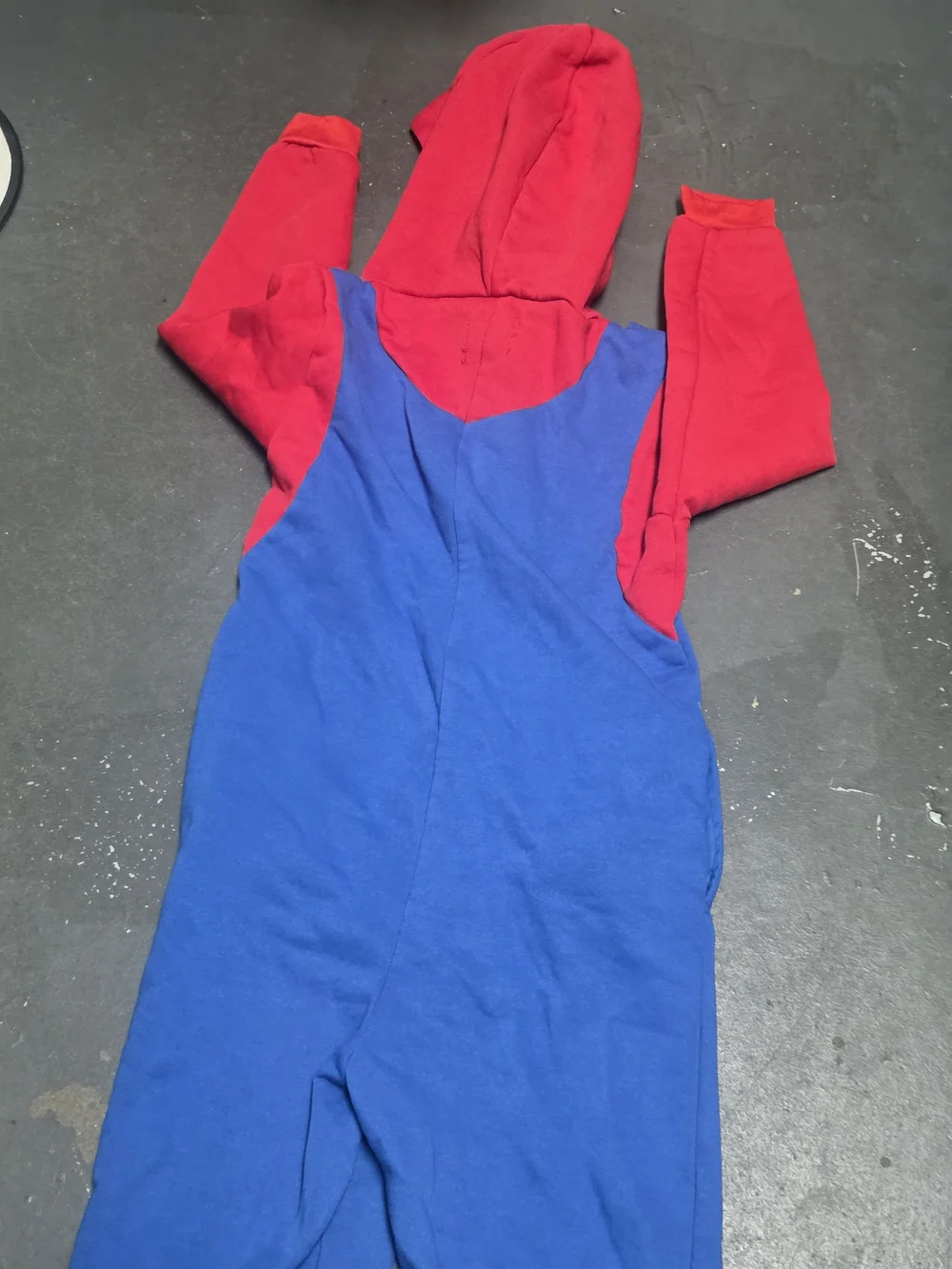 Kids Mario Bro  Jumper Costume with Hood